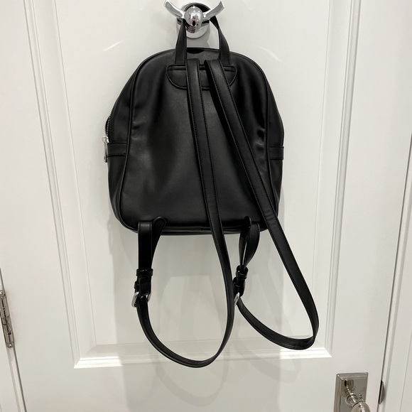 Forever 21 | Mini Black Faux Leather Backpack - Picture 2 of 6